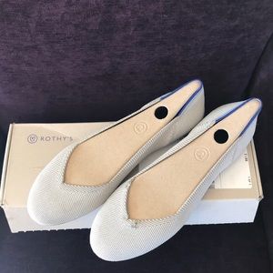 Rothy’s flats in Flax Birdseye